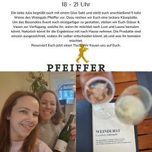 24.10.25 - Weintasting mit Julia vom Weingut Pfeiffer
